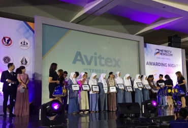 Avitex Cat Tembok Umumkan 200 Penerima Beasiswa S-1